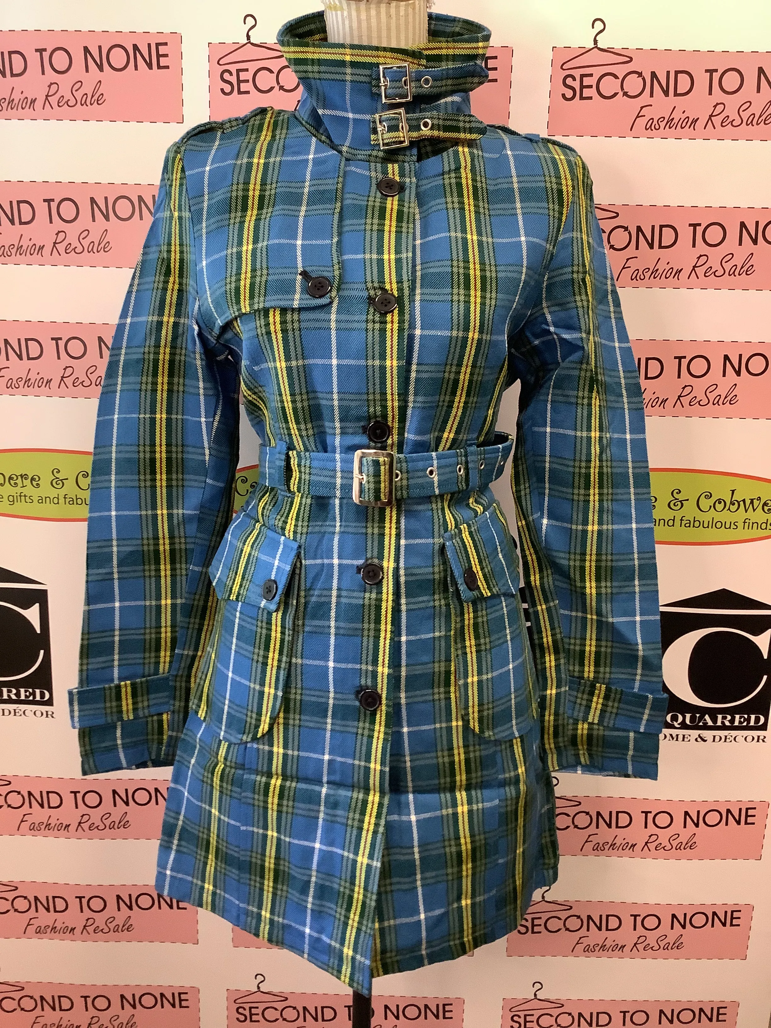 Scottish Tartan Trench Coats (3 Tartan Colours)