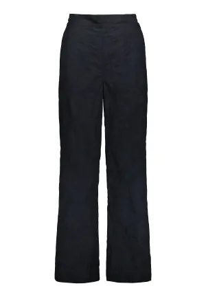 SCRIPPS LOOSE FIT PANTS -  Midnight blue punched cotton