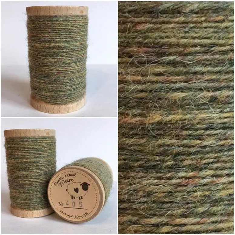 SILVER SAGE Hand Dyed YARD Wool Fabric for Wool Applique and Rug Hooking