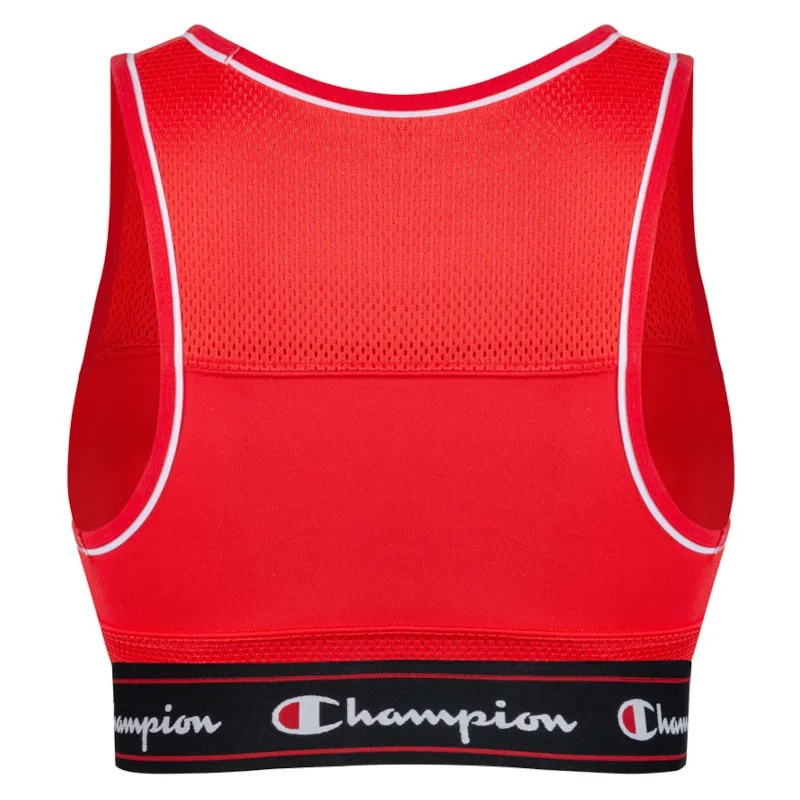 Tank Fashion Activewear Crop Top Bra Red - Champion