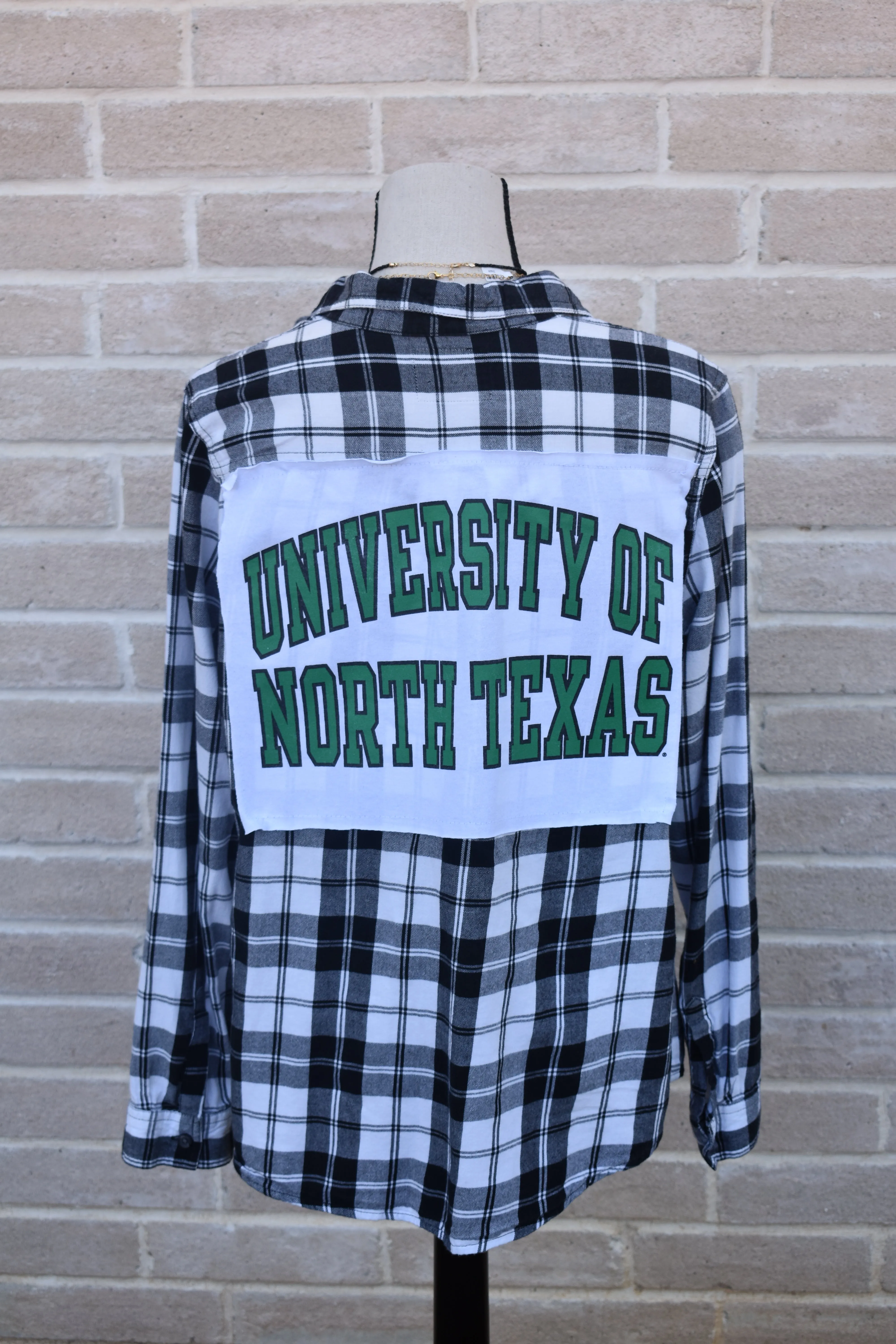 UNT Repurposed Vintage Flannel