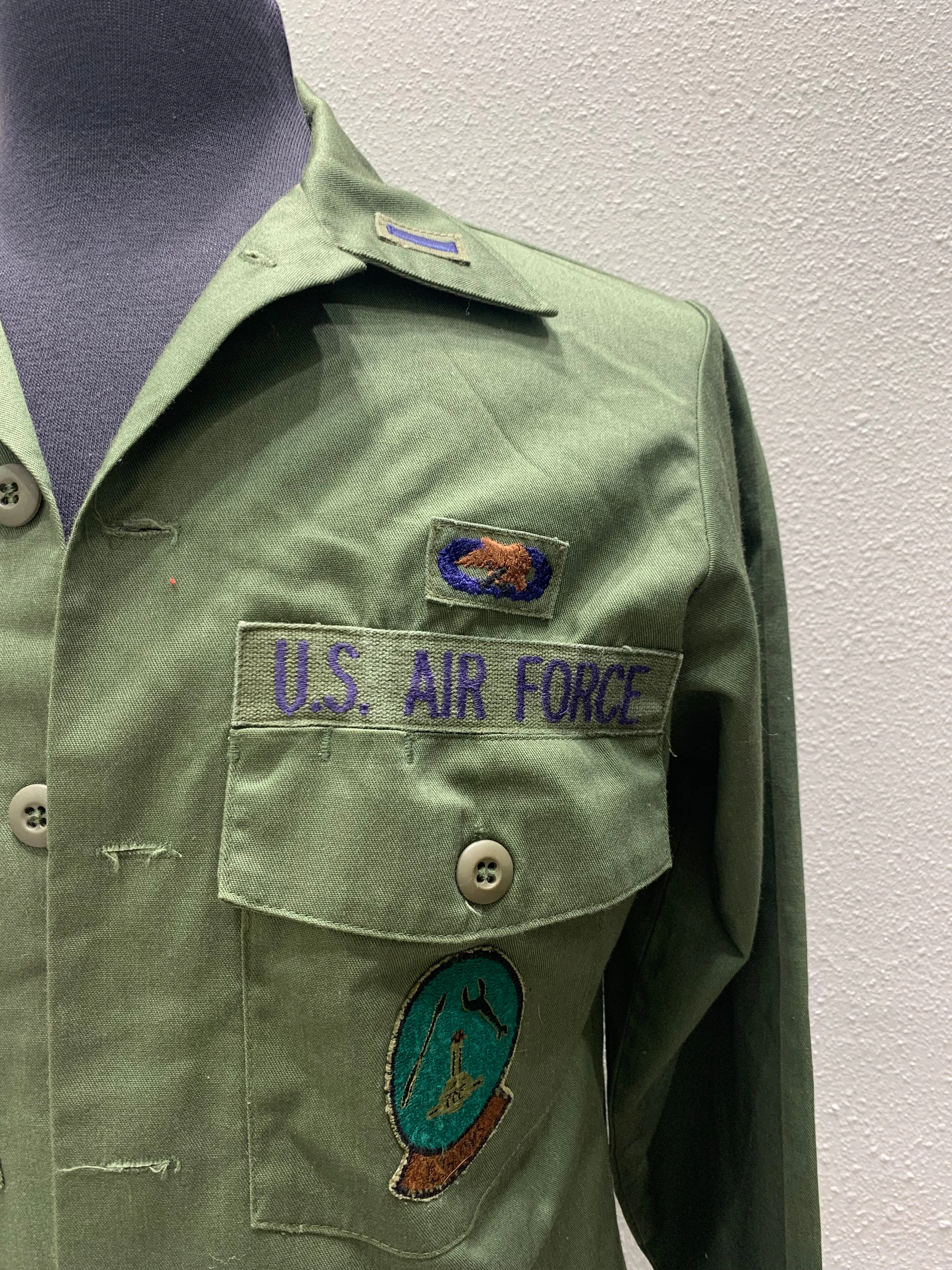 Vintage Repurposed Aerosmith Military Jacket