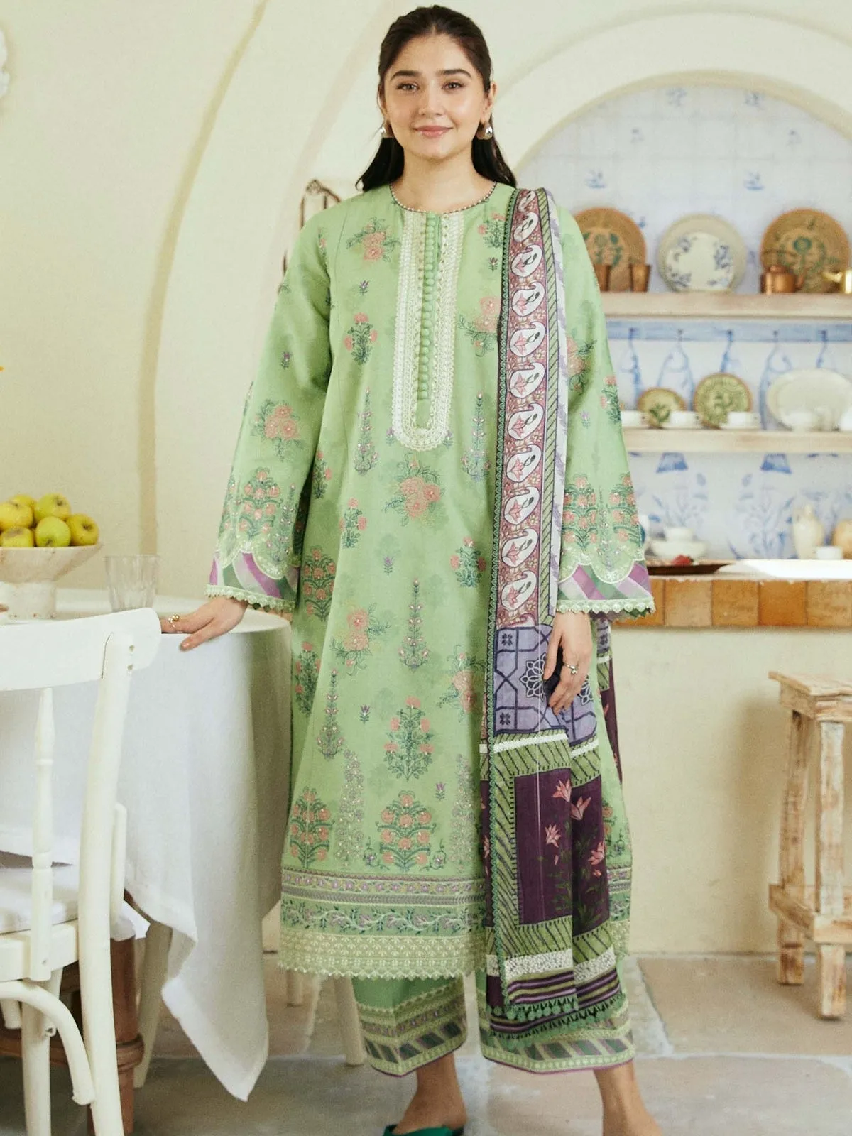 Zara Shah Jahan 3 PC Full Emb ZS-105