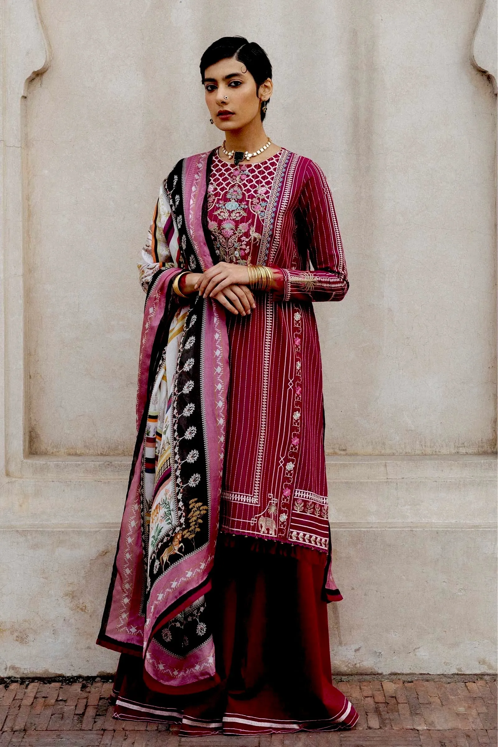 Zara Shahjahan Luxury Lawn Collection  – Zeenat-B