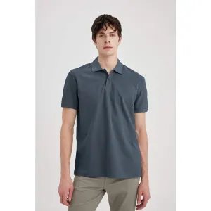 ZR Blue Slim Fit Polo