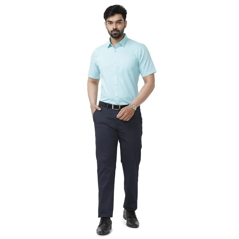 Zurich - Turquoise Blue Formal Shirts for Men | Ariser